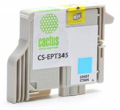 Картридж струйный Cactus CS-EPT345 светло-голубой (14.6мл) для Epson Stylus Photo 2100