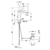 Duravit TU1020001010  Tulum by Starck Смеситель для раковины однорычажный, цвет хром