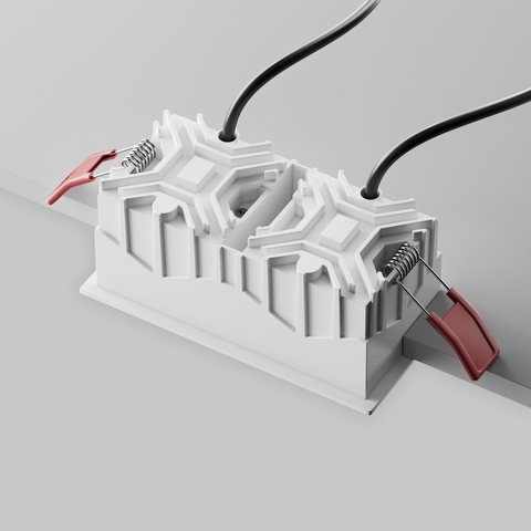Встраиваемый светильник Maytoni Alfa led DL043-02-10W3K-SQ-W-1