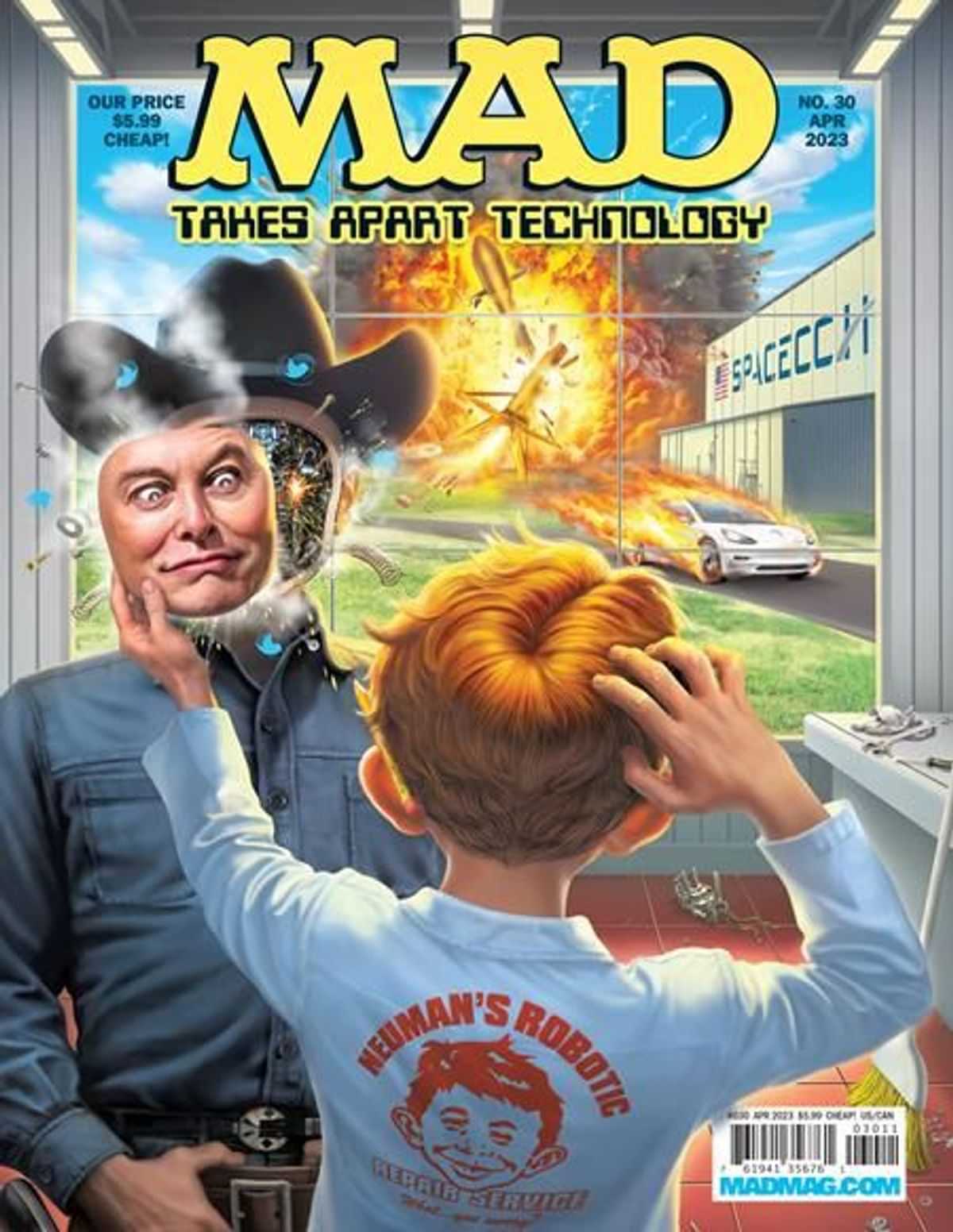 MAD Magazine 30 (April 2023) купить по выгодной цене Интернет