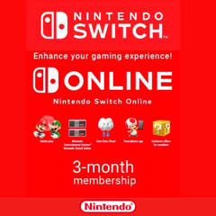 Nintendo eShop Store Poland: 3-месячная подписка Online Индивидуальная [Цифровой код доступа]