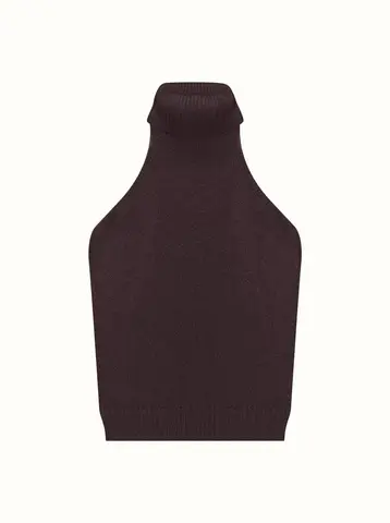 Топ с горлом Шоколад