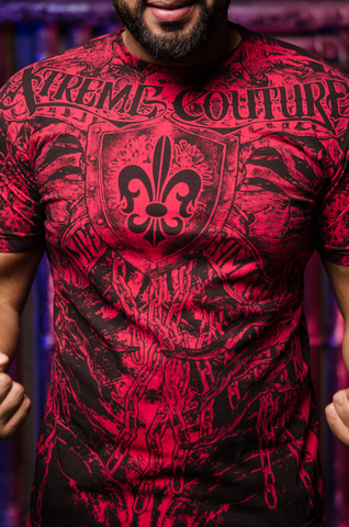 Xtreme Couture | Футболка мужская Arthur&#39;s Court X1758 от Affliction принт спереди