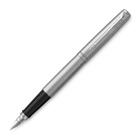 Ручка перьевая Parker Jotter Core, Stainless Steel CT, M (2030946)