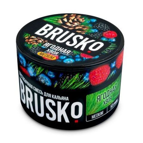 Кальянная смесь Brusko Medium - Ягодная хвоя