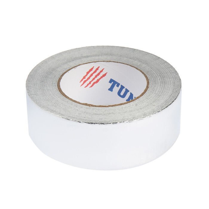 Лента алюминиевая армированная ТУНДРА, клейкая, 48 мм x 50 м (арт ...?