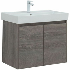 Aquanet 302527 Тумба с раковиной Nova Lite 75 2 дв. цв. дуб рошелье (302527) фото