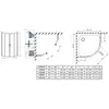Radaway 10228080-54-01 Душевое ограждение Alienta Black A 80x80x190 10228080-54-01