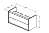 Тумба под раковину Ideal Standard Connect Air E0828EQ
