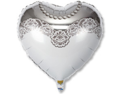 Фольгированный шар сердце Невеста