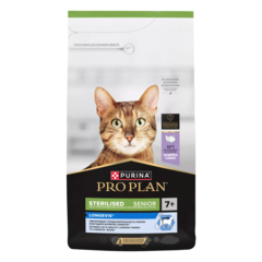 Сухой корм Pro Plan Sterilised 7+ для стерилизованных кошек старше 7 лет, с индейкой