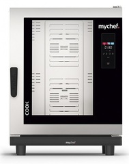 Пароконвектомат Distform Mychef Cook Pro 10 GN 1/1 right opening, WiFi (CCE1110D) электрический 10 ур. GN1/1, WiFi, автоматическая мойка