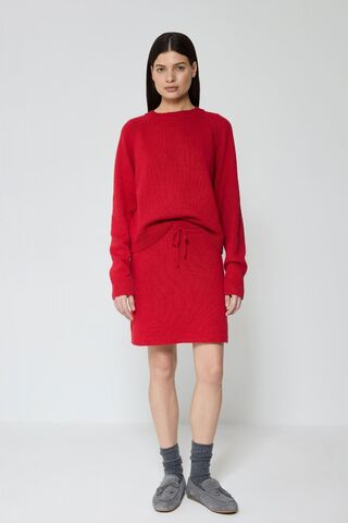 Юбка мини из смесового кашемира