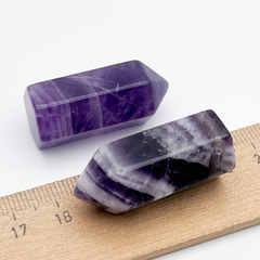Аметист, кристалл, размер около 37*15 мм, цена за 1 шт