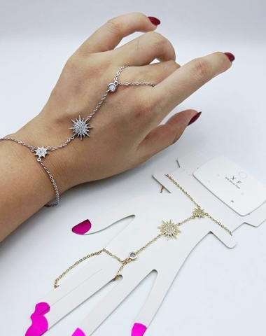 6919 - Слейв-браслет с подвесками Звездочками