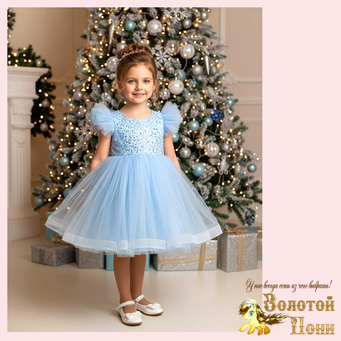 Платье нарядное на корсете (3-6) 251204-W2116