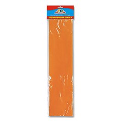 
          Бумага крепированная Апплика, 50х250 см, плотность 28 г/м2, 1 рулон, 1 цвет оранжевый, пакет с европодвесом