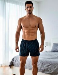 Трусы мужские "Славянин" 1 шт., хлопок, размер 48, цвет синий