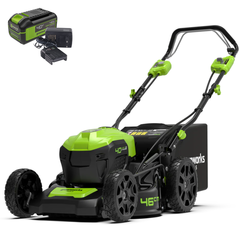 Газонокосилка Greenworks GD40LM46SPK4 40V (46 см) самоходная аккумуляторная, с АКБ 4 А/ч и ЗУ