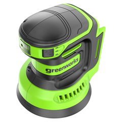 Эксцентриковая шлифмашина Greenworks OS325K2 24V аккумуляторная, с АКБ 2 А/ч и ЗУ