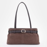 Сумка Саломея 215 эко-замша шоколад