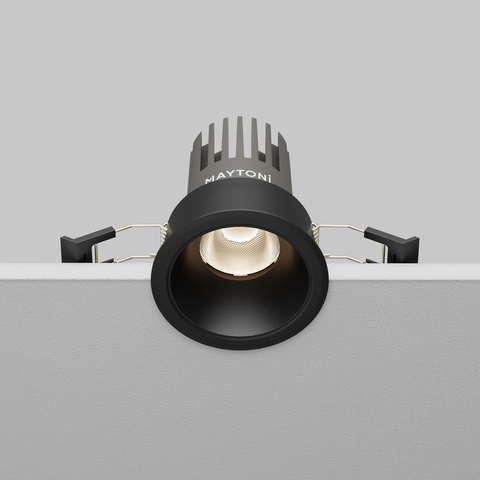 Встраиваемый светодиодный светильник Maytoni Dip DL123-10W-4K-B