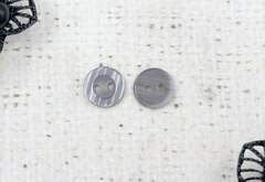 Пуговицы блузочные, d 1,1 см, серо-коричневый