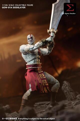 Фигурка Кратос из игры Бог Войны 1/12