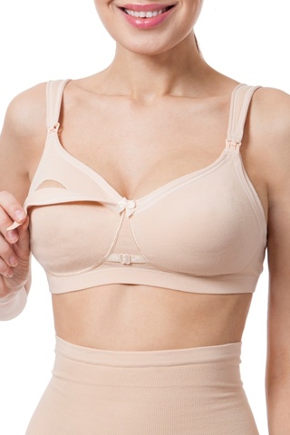 Бюстгальтер для беременных и кормящих 18847 бежевый
