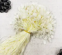 Микропломба, биркодержатели пломба пластик, р. 18 см, айвори