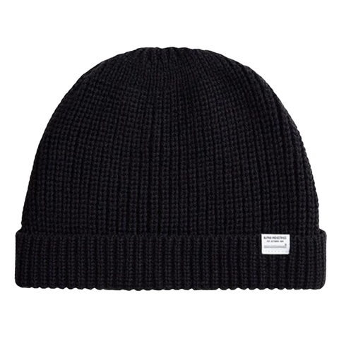 Шапка Alpha Industries Essential Watch Cap Black (Черная)