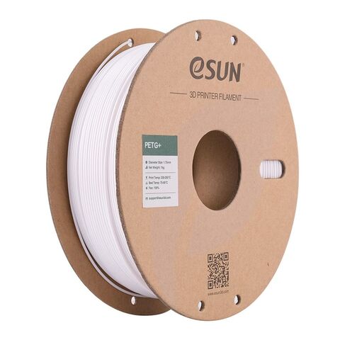 Пластик для 3D-печати eSUN PETG+, 1.75 мм, 1 кг, белый (White), PETG+175W1P1
