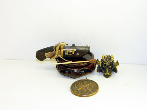 Miniature Japan matchlock pocket pistol