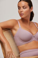 Бюстгальтер с гладкими чашками на тонком поролоне на косточках YSABEL MORA 10038