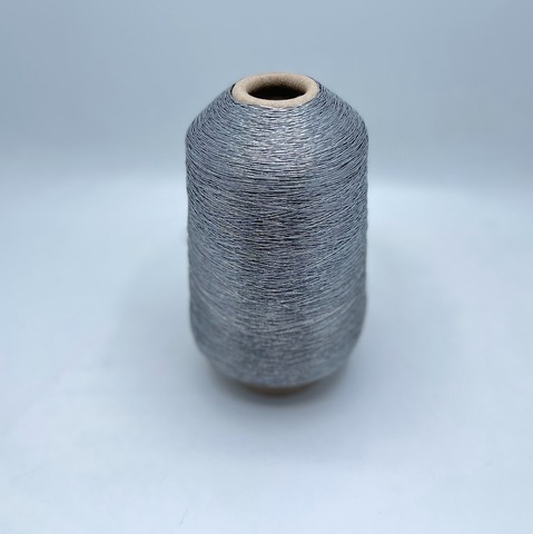 Kyototex (пр.Япония),art-Abigail-Pedy 450м / 100 гр. 14% Металлик (Люрекс). 73%Вискоза. 13% Японская бумага , цвет-Сталь(54) , арт.28265