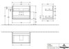 Villeroy&Boch Finion F01000GF Тумба под раковину, Villeroy&Boch, Finion, ширина, мм-796, глубина, мм-498, высота, мм-591, тип установки-подвесной, форма мебели-прямоугольная, раковина-необходимо заказать, вырез под раковину-один, монтаж раковины-встр