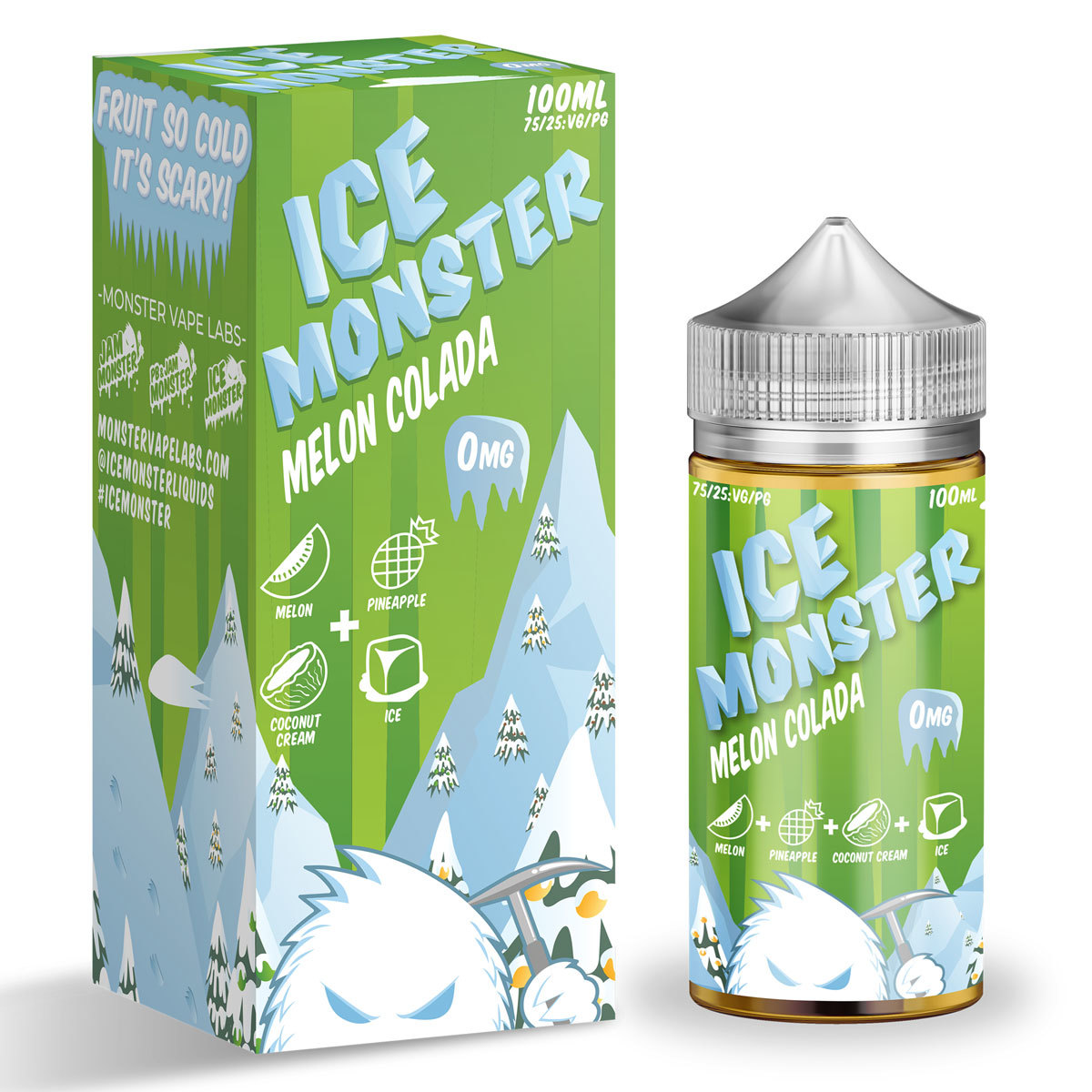 Ice monster жидкость. Ice Monster Melon Colada 100 ml. Жидкость Ice Monster - Melon Colada. Ice Monster Melon Colada 30 мл 3 мг. Ice Monster 100ml.