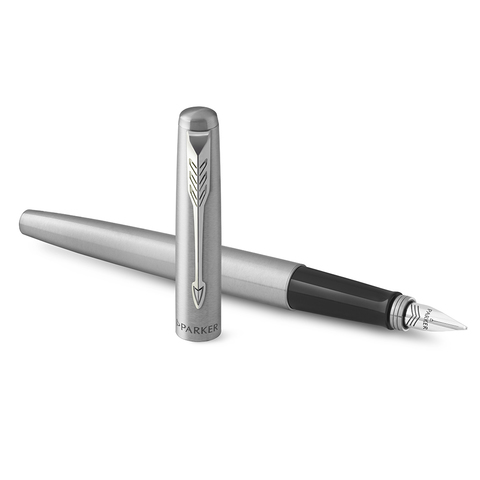 Ручка перьевая Parker Jotter Core, Stainless Steel CT, M (2030946)