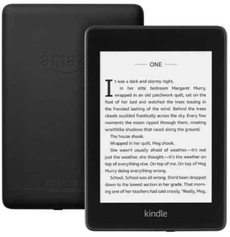 Электронная книга Amazon Kindle Paperwhite 2018 black (черный) (с рекламой)