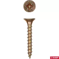 ЗУБР СУ-Ж, 60 х 5.0 мм, желтый цинк, 2500 шт, универсальный саморез (4-300390-50-060)