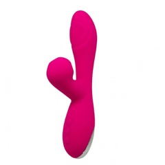 Вибратор с пульсацией и клиторальной стимуляцией Alive Caribbean Shine