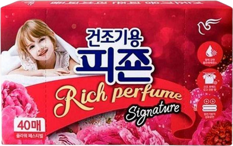 Pigeon Rich Perfume Signature Dryer Sheet La Fiesta Кондиционер-салфетки для белья