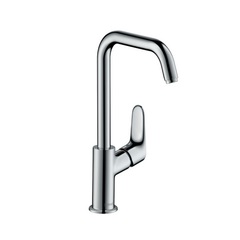 Смеситель для раковины с высоким изливом и донным клапаном Hansgrohe Focus 31609000 фото