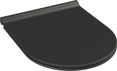 Boheme 966-B Крышка-сиденье для унитаза, цвет: черный матовый
