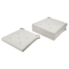 Набор подушек на стул IKEA JUSTINA (ЮСТИНА), Экрю, 42 / 35х40х4 см, 4 шт