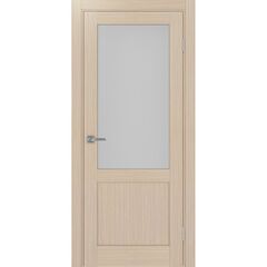 Купить Межкомнатная дверь экошпон Турин 502.21 дуб белёный остеклённая
