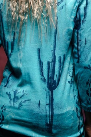 Cactus Bay | Пуловер женский Sonoran Scene 197-3558 принт на спине кактус