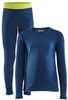 Тёплый Комплект термобелья Craft Core Warm Baselayer Синий детский