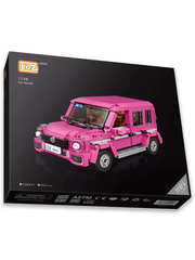 Конструктор LOZ mini Розовый внедорожник 652 детали NO. 1129 Pink SUV Car model