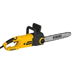 Пила цепная электрическая EDS-2200 2,2кВт продольная шина 45см шаг 3/8,паз 1,3мм 62зв Denzel